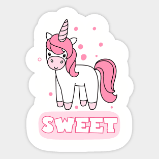 Sweet Unicorn Sticker